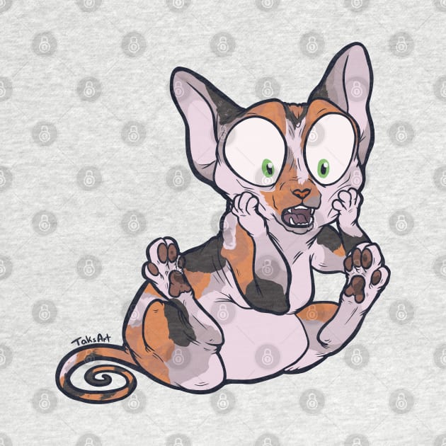 Oh My - Calico Sphynx by TaksArt